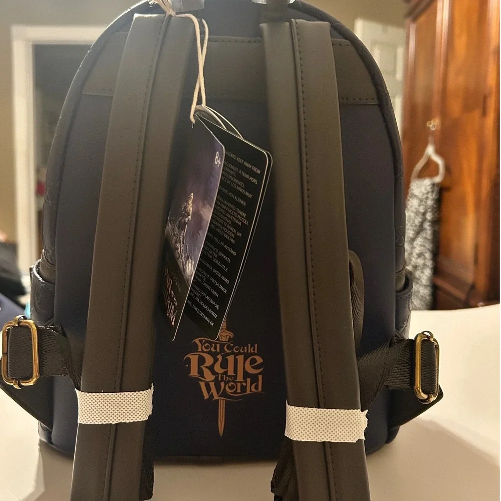 Loungefly Lord of the Rings The War of the Rohirrim Mini Backpack Navy Blue NWT